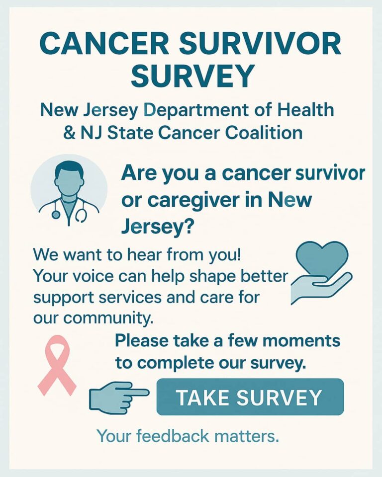 The NJ State Cancer Coalition – Survivorship Survey