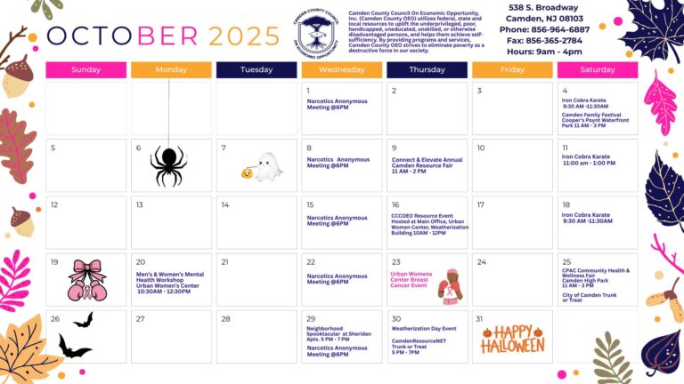 Check out what we have planned for October!