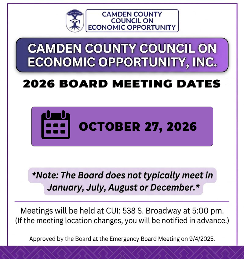 October 27 2026 Board Meeting