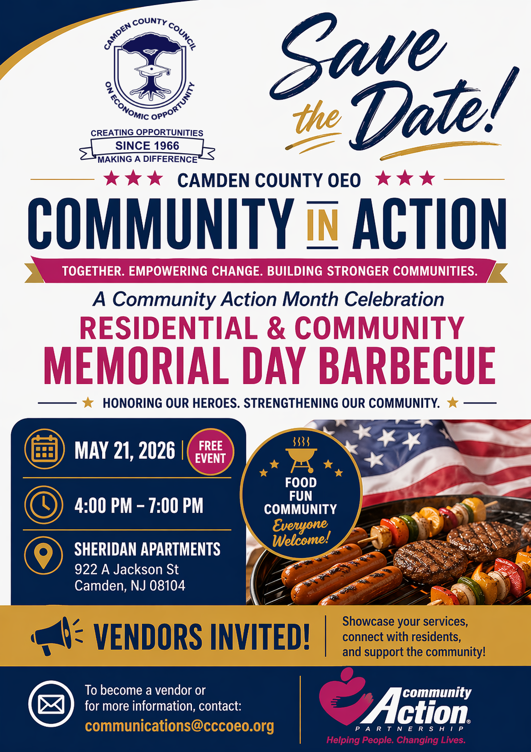 Community in Action Save the Date