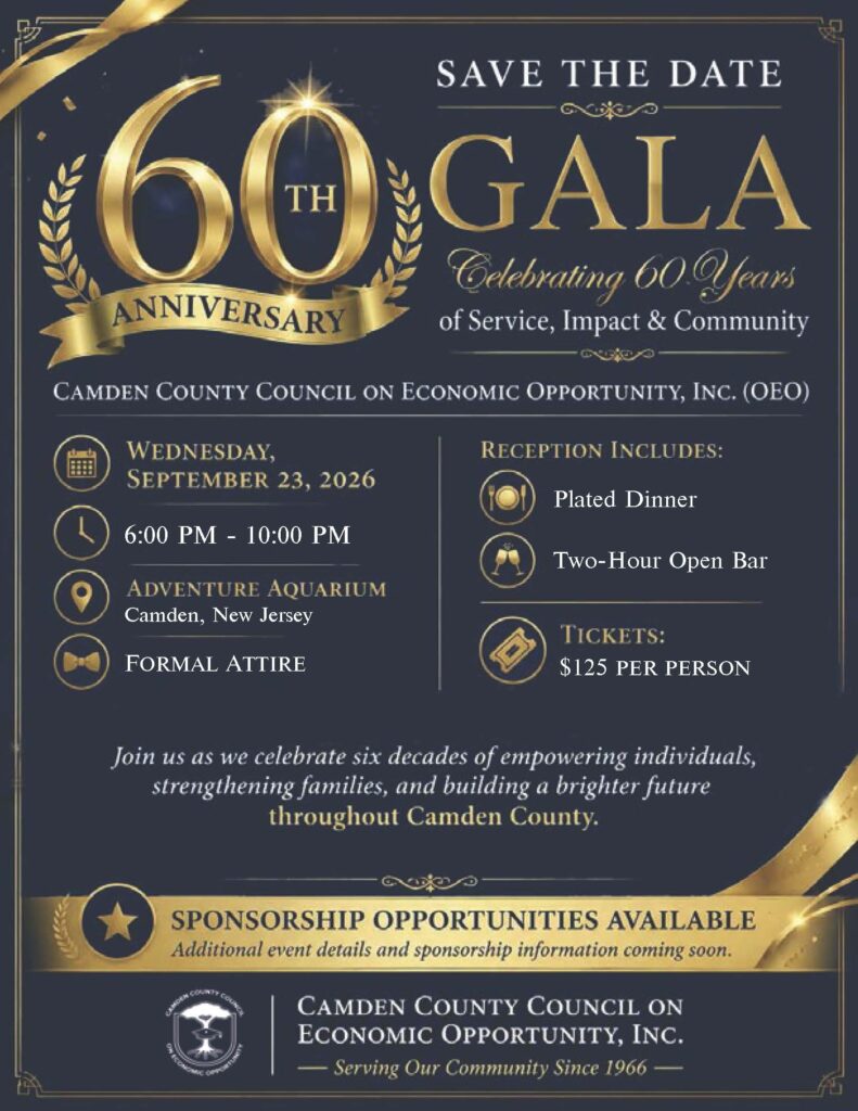 60th Anniversary Gala Save the Date